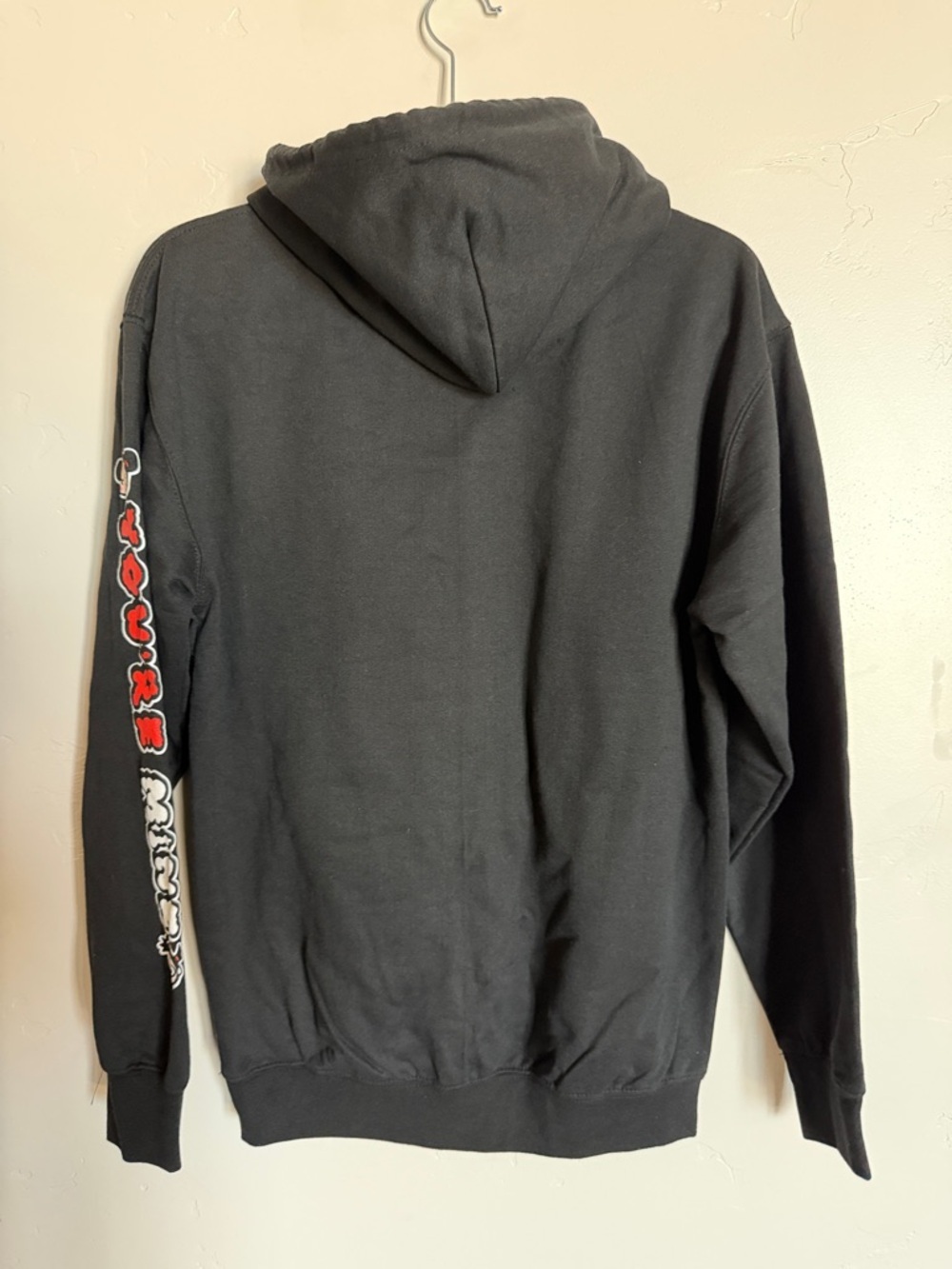 Pucca & Garu Black Graphic Hoodie Sweater Size Medium Kawaii Anime - Picture 7 of 11